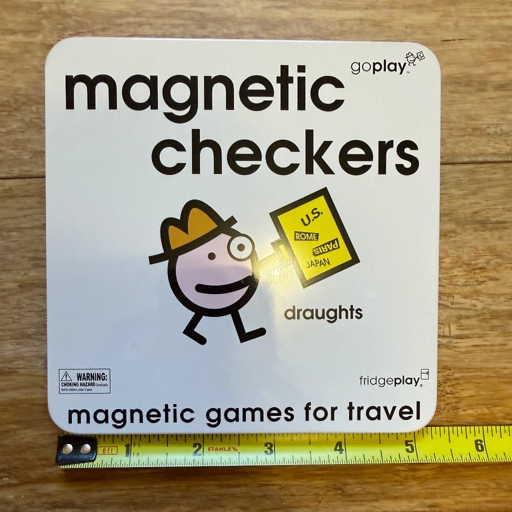 Brand New Small Magnetic Checkers Game